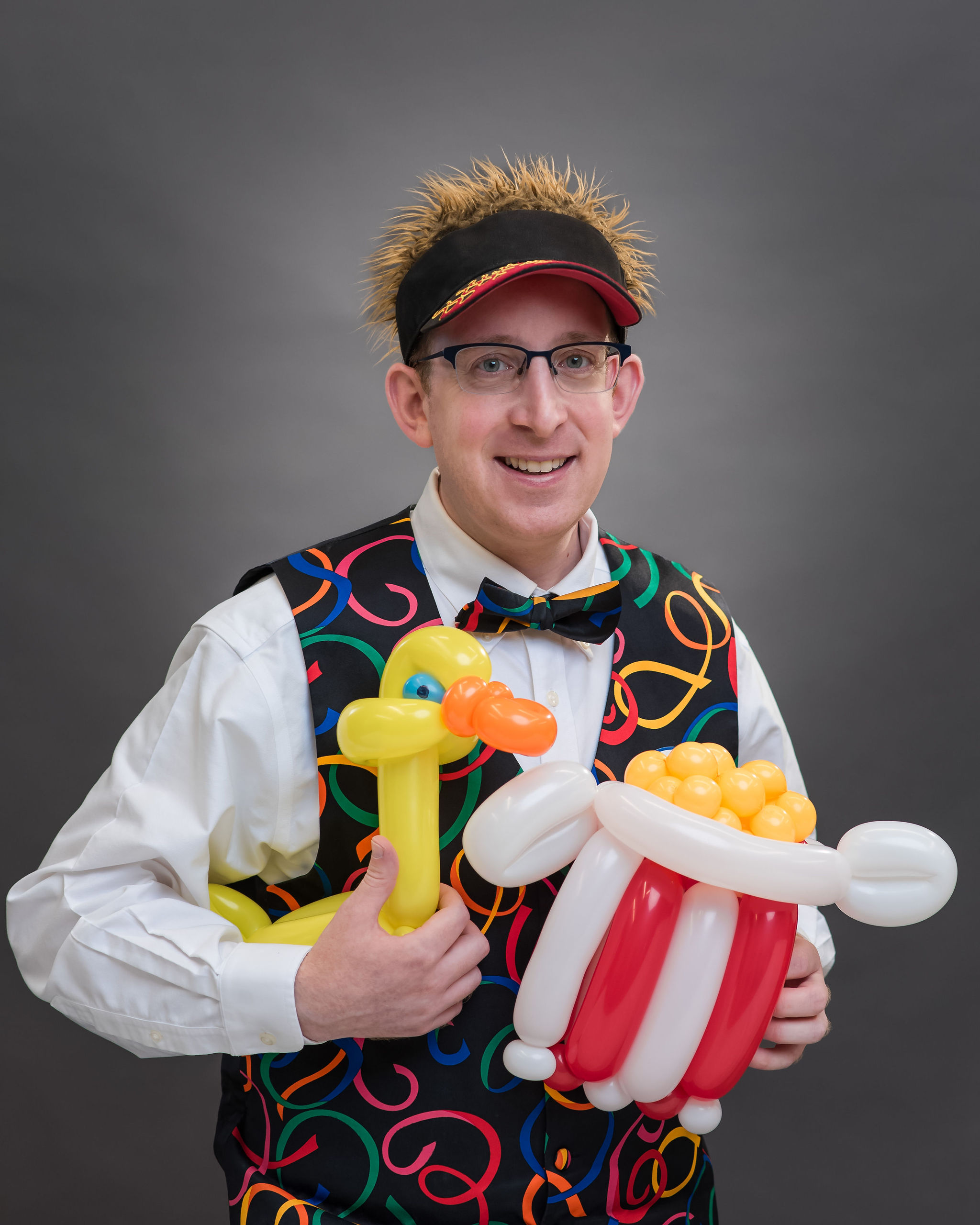 jonahs twisters head shot balloon artist Boston MA